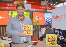 Andre Fattore from Pedregal are Peruvian table grape exporters who use the Red Dragon table grapes and raisins brand in China.